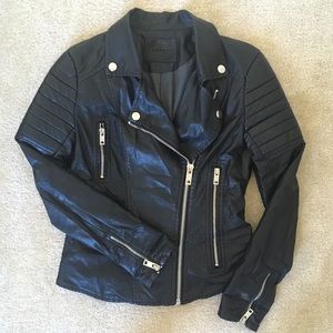 Blank NYC Faux-Leather Biker Jacket